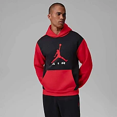 МЪЖКИ СУИТШЪРТ NIKE IM8975-011 JORDAN BRK CB ST FLC PO ЧЕРЕН