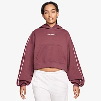 ДАМСКИ СУИТШЪРТ NIKE IO9948-654 STDO FLC MW CRP SCLOP HDY ПЕПЕЛЯВО РОЗОВ