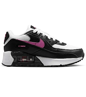 ДЕТСКИ МАРАТОНКИ ЗА МОМИЧЕ NIKE IR2963-104 AIR MAX 90 MESH LACE PS БЕЛИ/РОЗОВИ