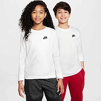 ДЕТСКА БЛУЗА NIKE FZ4946-100 NSW LS TEE EMB FUTURA LBR БЯЛА