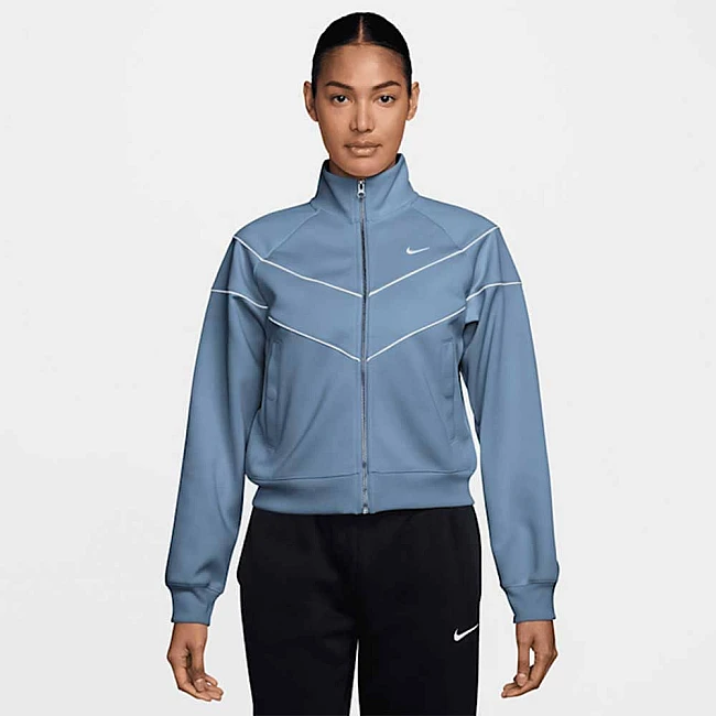 ДАМСКО ГОРНИЩЕ NIKE HJ0975-486 NSW WR POLY KNIT JKT СИНЬО