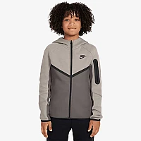 ДЕТСКО ГОРНИЩЕ ЗА МОМЧЕ NIKE HV5867-211 NSW TCH FLC FZ PD СИВО-КАФЯВО