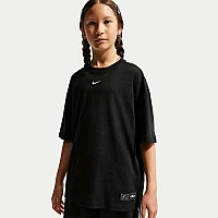 ДЕТСКА ТЕНИСКА ЗА МОМИЧЕ NIKE IO2031-010 NSW TEE OS STREET VERT WINGS ЧЕРНА