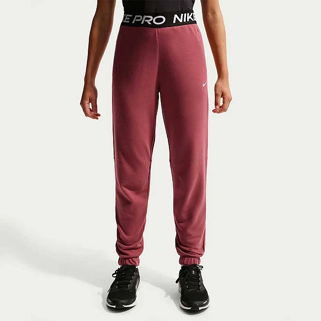 ДЕТСКО ДОЛНИЩЕ ЗА МОМИЧЕ NIKE HV0289-654 PRO DF FLC JGGR ПЕПЕЛЯВО РОЗОВО