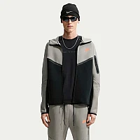 МЪЖКО ГОРНИЩЕ NIKE HV0949-321 TCH FLC FZ WR HOODIE БЛЕДОЗЕЛЕНО/ЧЕРНО