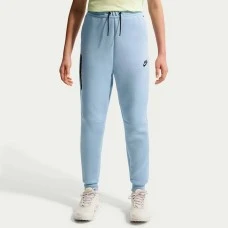 ДЕТСКО ДОЛНИЩЕ ЗА МОМИЧЕ NIKE HV8698-440 NSW TCH FLC JGGR PD СВЕТЛОСИНЬО