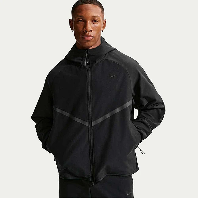 МЪЖКО ГОРНИЩЕ NIKE IF1345-010 TECH SHORI KNIT WR FZ JKT ЧЕРНО