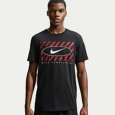 МЪЖКА ТЕНИСКА NIKE IM3727-010 NSW TEE STD CLUB 6MO SWOOSH ЧЕРНА