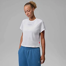 ДАМСКА ТЕНИСКА NIKE IM7138-100 JORDAN SS SHGF GFX TEE LBR БЯЛА