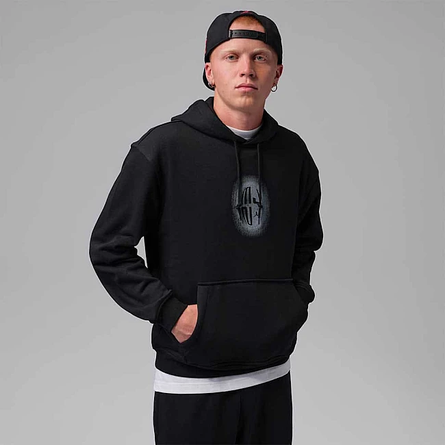 МЪЖКИ СУИТШЪРТ NIKE IM7764-010 JORDAN DF SPRT CSVR GFX FLC PO ЧЕРЕН