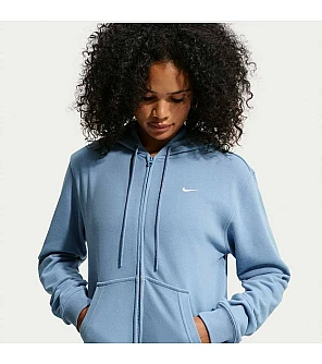 ДАМСКО ГОРНИЩЕ NIKE IM8114-486 STDO FLC LW STD FZ HDY СИНЬО