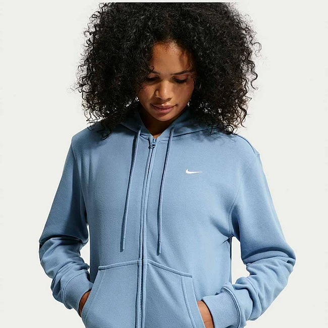 ДАМСКО ГОРНИЩЕ NIKE IM8114-486 STDO FLC LW STD FZ HDY СИНЬО