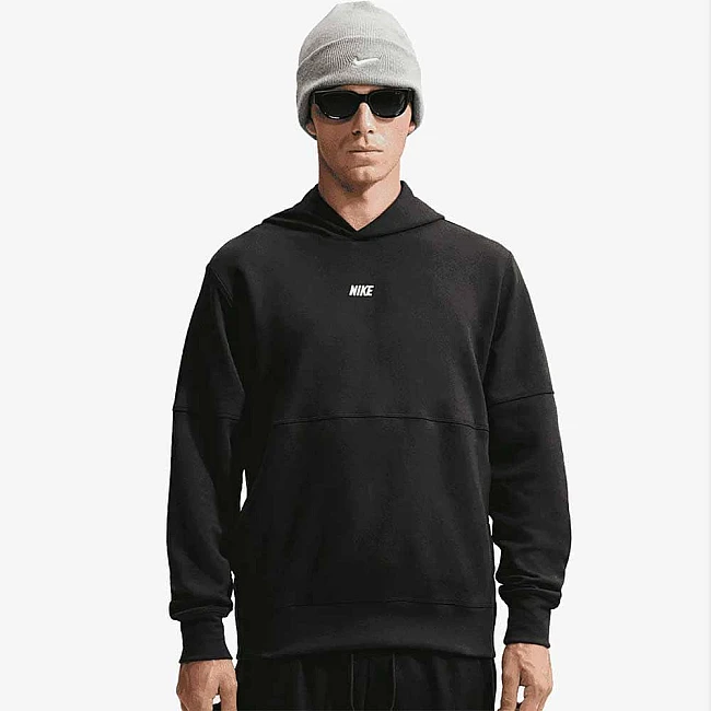 МЪЖКИ СУИТШЪРТ NIKE IO1383-010 CLUB VARSITY HOODIE ЧЕРЕН