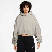 ДАМСКИ СУИТШЪРТ NIKE IO9948-236 STDO FLC MW CRP SCLOP HDY БЕЖОВ