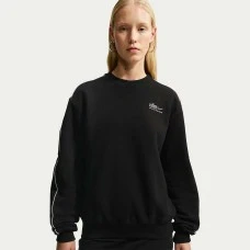 ДАМСКА БЛУЗА NIKE IQ3875-001 STDO FLC MW STD AD CREW ЧЕРНА