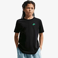 ДЕТСКА ТЕНИСКА ЗА МОМЧЕ NIKE IV5586-010 NSW TEE BREAD ЧЕРНА