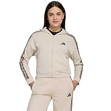 ДЕТСКО ГОРНИЩЕ ЗА МОМИЧЕ ADIDAS KC7205 JG ANML 3S FT FZ БЕЖОВО