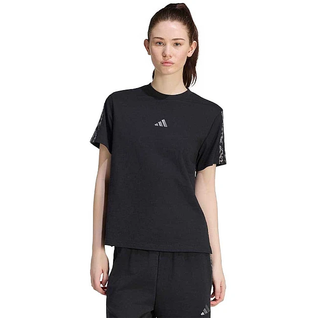 ДАМСКА ТЕНИСКА ADIDAS KH1550 AOP 3S SJ TEE ЧЕРНА