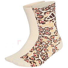 ДАМСКИ ЧОРАПИ ADIDAS KR4074 FARM 2PP БЕЖОВИ/КАФЯВИ