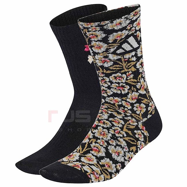 ДАМСКИ ЧОРАПИ ADIDAS KR4075 FARM 2PP ЧЕРНИ/БЕЖОВИ