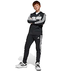 ДЕТСКИ СПОРТЕН ЕКИП ЗА МОМЧЕ ADIDAS JC7520 3S TIB FL TS ЧЕРЕН