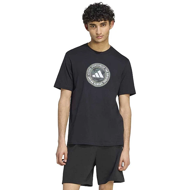 МЪЖКА ТЕНИСКА ADIADS KC7165 M CAMO CIR TEE ЧЕРНА