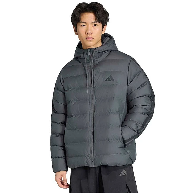МЪЖКО ЯКЕ ADIDAS KE0253 ESS 3S SYNTH DOWN HD JKT СИВО