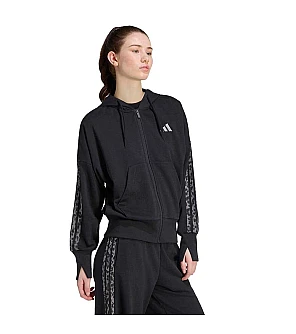 ДАМСКО ГОРНИЩЕ ADIDAS KS8002 AOP 3S FT FZ ЧЕРНО