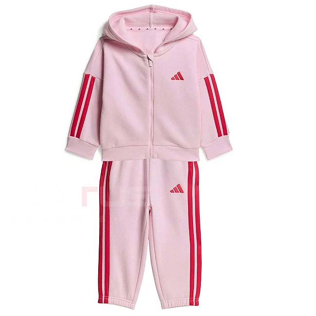 БЕБЕШКИ СПОРТЕН ЕКИП ЗА МОМИЧЕ ADIDAS KR9317 I 3S FZ FL JOG РОЗОВ