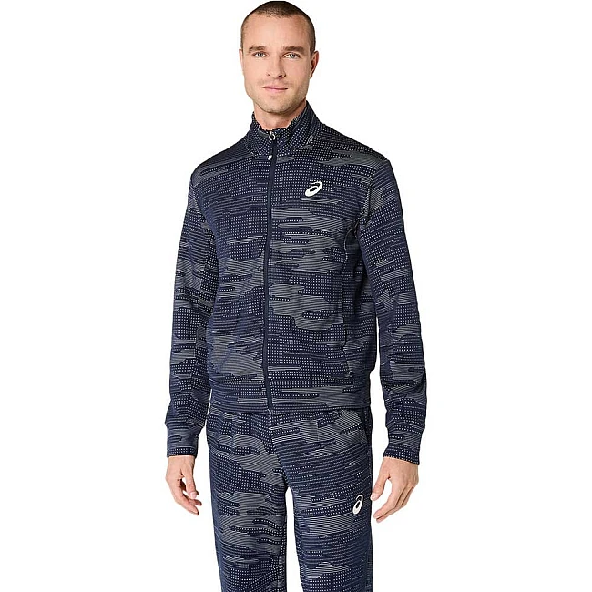 МЪЖКО ГОРНИЩЕ ASICS 2041A417-400 MATCH JACKET ТЪМНОСИНЬО