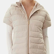 ДАМСКИ ЕЛЕК EA7 EMPORIO ARMANI 7W000477-U1046 CORE LADY ECO DOWN JACKET LIGHT PADDED HO SS БЕЖОВ