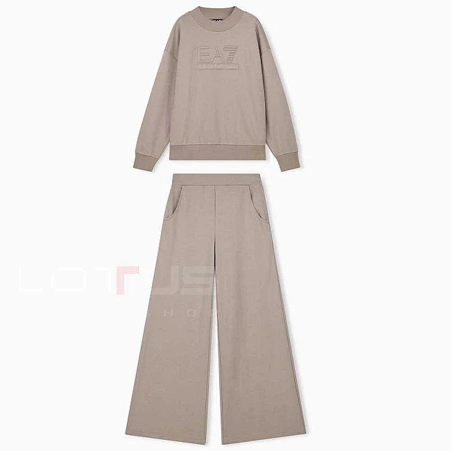 ДАМСКИ СПОРТЕН ЕКИП EA7 EMPORIO ARMANI 7W001407-U6100 TRAIN TRACKSUIT W TT CN OH MAXI LOGO КАФЯВ