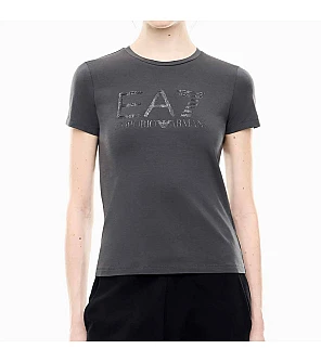 ДАМСКА ТЕНИСКА EA7 EMPORIO ARMANI 7W001414-U8117 TRAIN GRAPHIC SERIES W TEE SS ТЪМНОСИВА ДАМСКА ТЕНИСКА EA7 EMPORIO ARMANI 7W001414-U8117 TRAIN GRAPHIC SERIES W TEE SS ТЪМНОСИВА