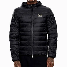 МЪЖКО ЯКЕ EA7 EMPORIO ARMANI 8NPB24-0208 TRAIN CORE ID M DOWN LIGHT HOODED JACKET ЧЕРНО