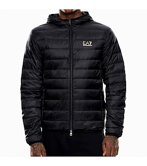 МЪЖКО ЯКЕ EA7 EMPORIO ARMANI 8NPB24-0208 TRAIN CORE ID M DOWN LIGHT HOODED JACKET ЧЕРНО