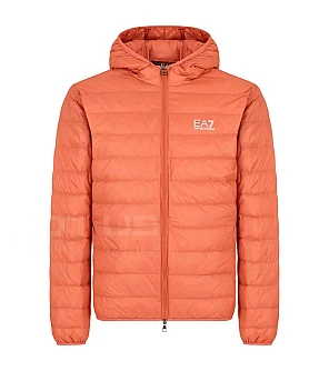 МЪЖКО ЯКЕ EA7 EMPORIO ARMANI 8NPB24-U3010 CORE ID M DOWN LIGHT HOODED JACKET CC ОРАНЖЕВО