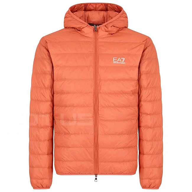 МЪЖКО ЯКЕ EA7 EMPORIO ARMANI 8NPB24-U3010 CORE ID M DOWN LIGHT HOODED JACKET CC ОРАНЖЕВО