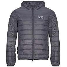 МЪЖКО ЯКЕ EA7 EMPORIO ARMANI 8NPB24-U8115 CORE ID M DOWN LIGHT HOODED JACKET CC ТЪМНОСИВО