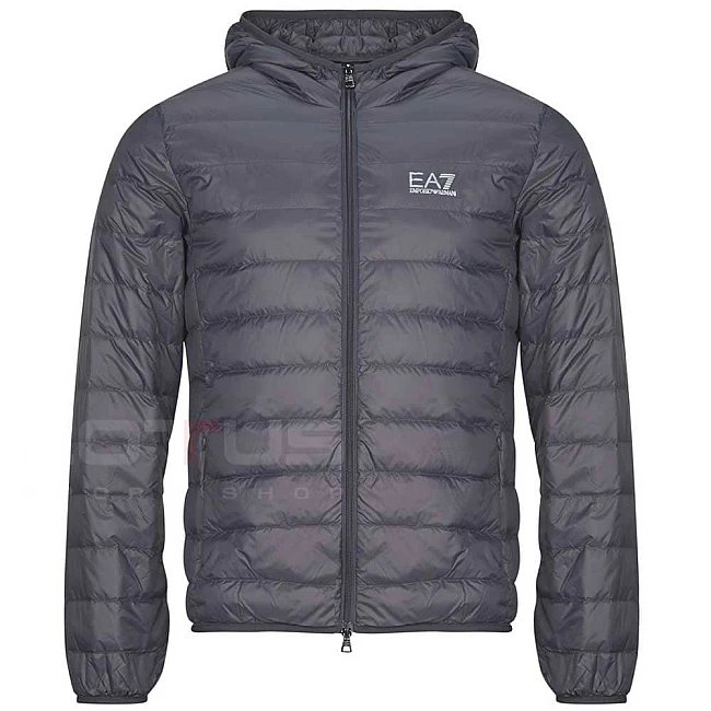 МЪЖКО ЯКЕ EA7 EMPORIO ARMANI 8NPB24-U8115 CORE ID M DOWN LIGHT HOODED JACKET CC ТЪМНОСИВО