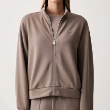 ДАМСКО ГОРНИЩЕ EA7 EMPORIO ARMANI 7W000191-U6100 TRAIN CORE LADY RELAX W T-TOP FZ КАФЯВО
