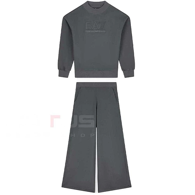 ДАМСКИ СПОРТЕН ЕКИП EA7 EMPORIO ARMANI 7W001407-U8117 TRAIN TRACKSUIT W TT CN OH MAXI LOGO ТЪМНОСИВ