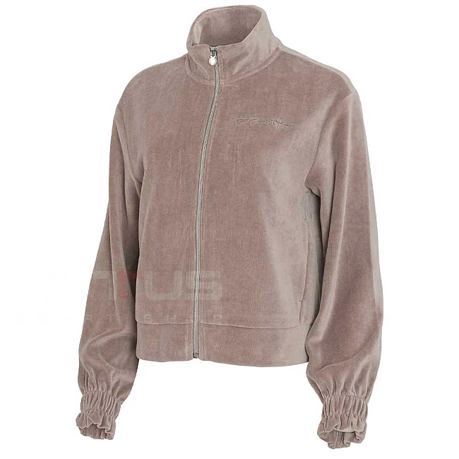 ДАМСКО ГОРНИЩЕ EA7 EMPORIO ARMANI 7W001432-U6100 ATHLETIC VELOUR W T-TOP FZ КАФЯВО