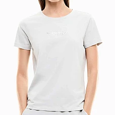 ДАМСКА ТЕНИСКА EA7 EMPORIO ARMANI 7W001658-U9001 LOGO SERIES W TEE SS CRYSTAL СВЕТЛОСИВА