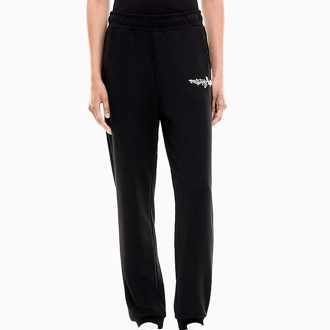 ДАМСКО ДОЛНИЩЕ EA7 EMPORIO ARMANI LOGO SERIES W TROUSERS CH CRYSTAL 7W001661-UC001 ЧЕРНО
