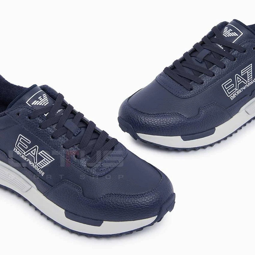МЪЖКИ ОБУВКИ EA7 EMPORIO ARMANI 7X000873-MB783 VINTAGE RUNNING PU ТЪМНОСИНИ