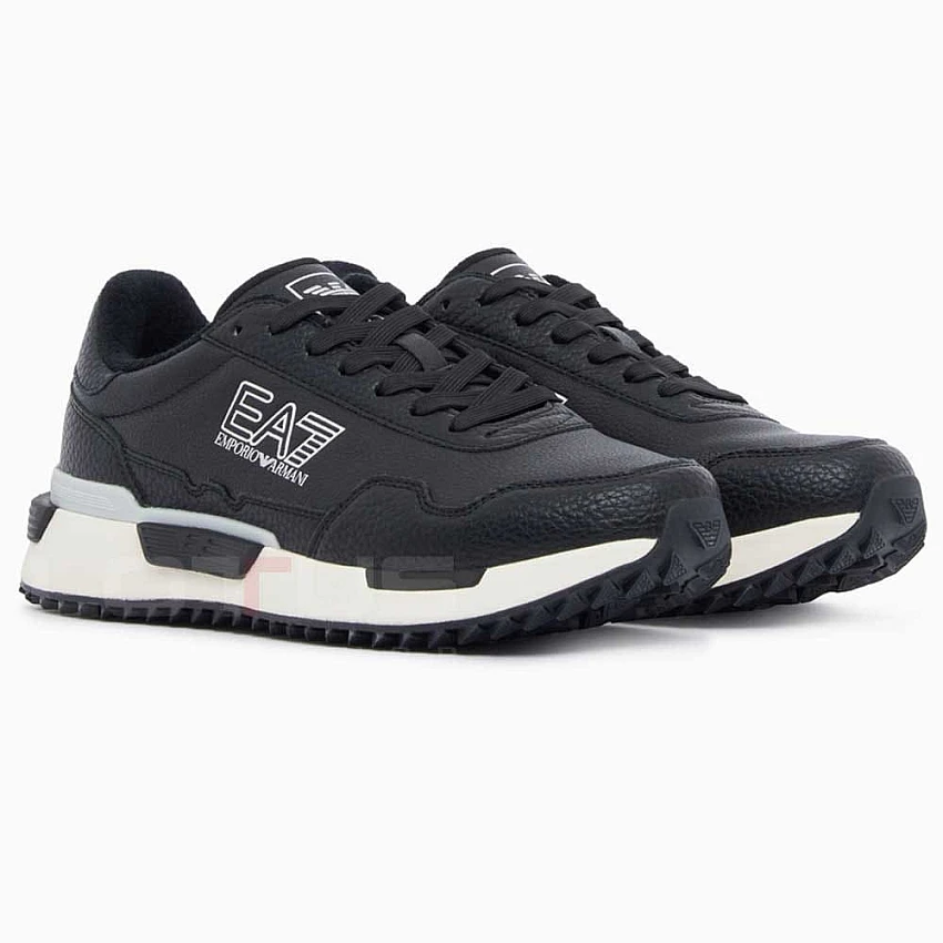 МЪЖКИ ОБУВКИ EA7 EMPORIO ARMANI 7X000873-MC676 VINTAGE RUNNING PU ЧЕРНИ