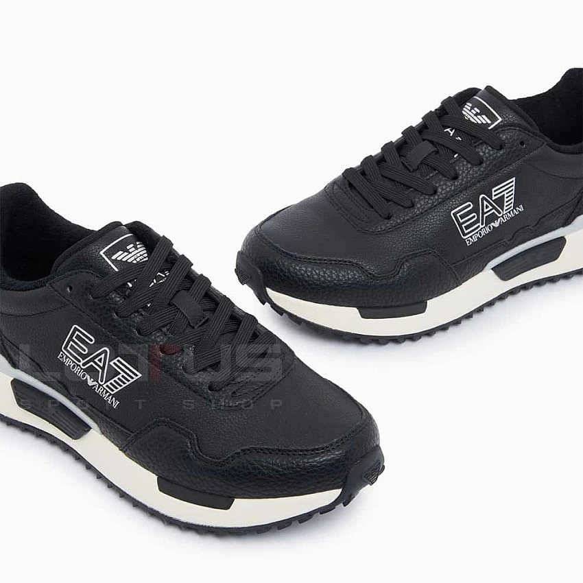 МЪЖКИ ОБУВКИ EA7 EMPORIO ARMANI 7X000873-MC676 VINTAGE RUNNING PU ЧЕРНИ