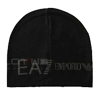 ЗИМНА ШАПКА EA7 EMPORIO ARMANI 7X000913-MC028 MOUNTAIN U EXTENDED LOGO BEANIE ЧЕРНА