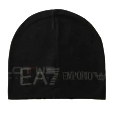 ЗИМНА ШАПКА EA7 EMPORIO ARMANI 7X000913-MC028 MOUNTAIN U EXTENDED LOGO BEANIE ЧЕРНА