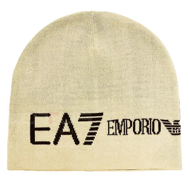 ЗИМНА ШАПКА EA7 EMPORIO ARMANI 7X000913-U1079 MOUNTAIN U EXTENDED LOGO BEANIE БЕЖОВА